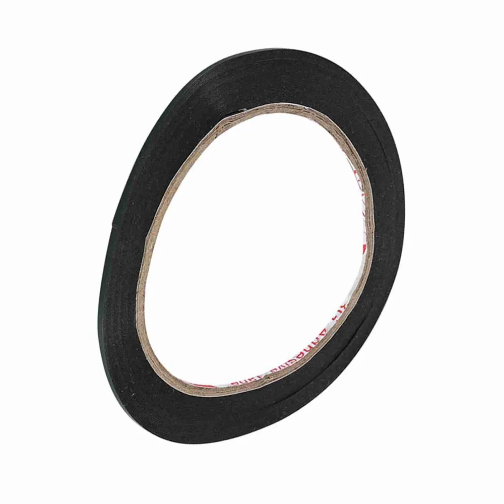 4pcs Strong Adhesive Double Sided Foam Tape 2mm Width 10M Length Self Adhesive Foam Tap Black Electrical Insulating Tape