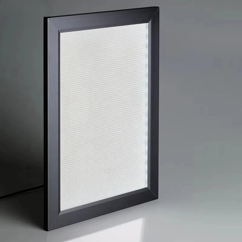 Emitting Diode Backlit Movie Poster Stand Wall Decorative Art Picture Display Light Emitting Diode Snap Frame Aluminum Light Box