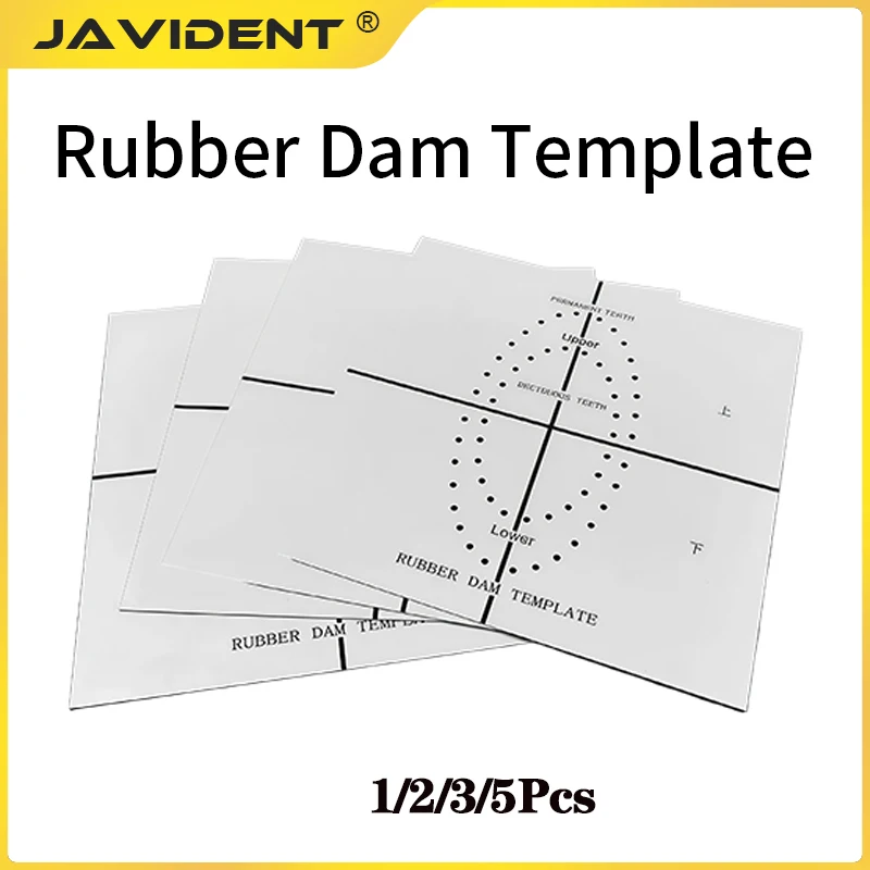 Dental Rubber Dam Positioning Tool Template, Practice Punching Board, Dental Rubber Dam Tools and Supplies