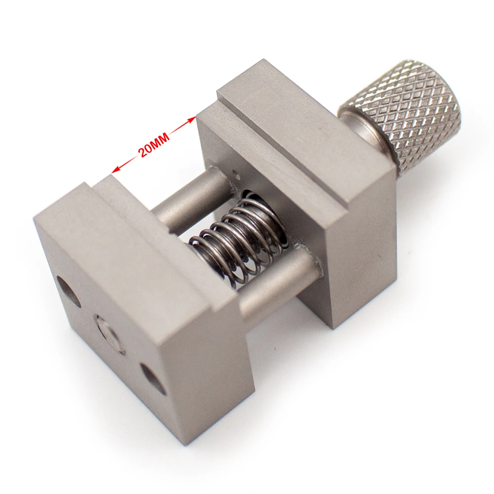 Mini Bench Vise Stainless Steel Precision 2-in-1 Small Bench Vise for Assembled Model Making Tool Hobby DIY Accessories