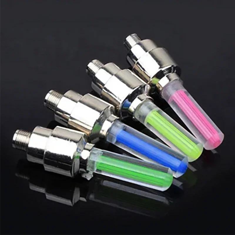 X-TIGER Colorful Bike Tire Nozzle Light Wheel Spoke Light LED Tyre Valve Tire Flash Lights Night Riding Warning Cycling Lamp