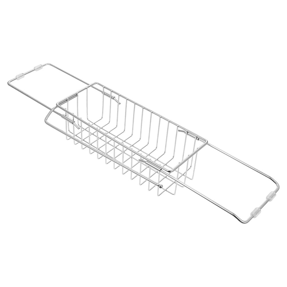

Stainless Steel Sponge Holder Lightweight Multi function Kitchen Rack Draining Accessory Storage ganizer