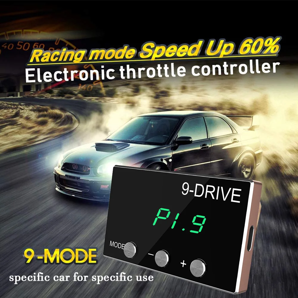 Throttle Response Controller Tuning Parts Accessory Racing Accelerator Potent Booster Plug Play 9 Drive  5 Modes