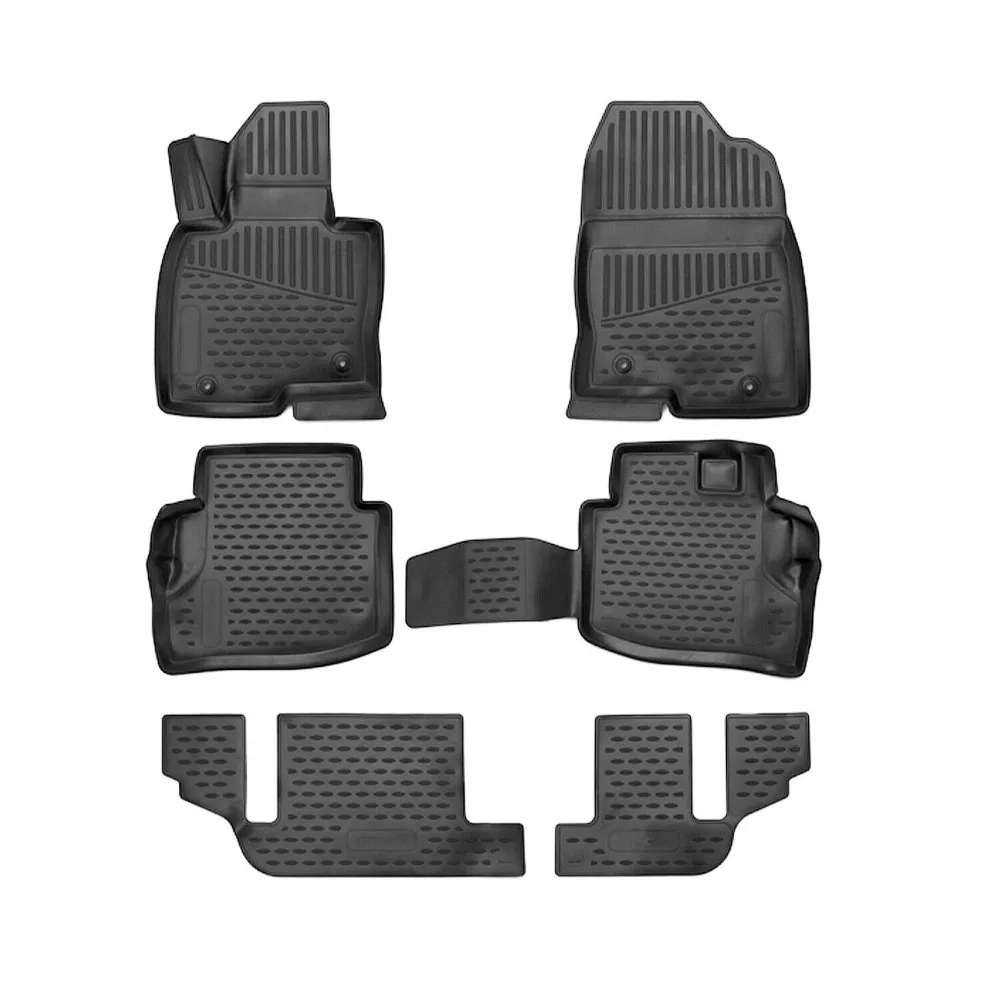 

Floor Mats Liner for Mazda CX-9 2016-2023 Black TPE All-Weather 6 Pcs United States