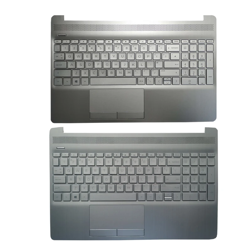 NEW US/UK laptop Keyboard for HP Pavilion 15-DW 15s-DU 15s-DY TPN-C139 250 G8 with silver palmrest upper cover no backlight