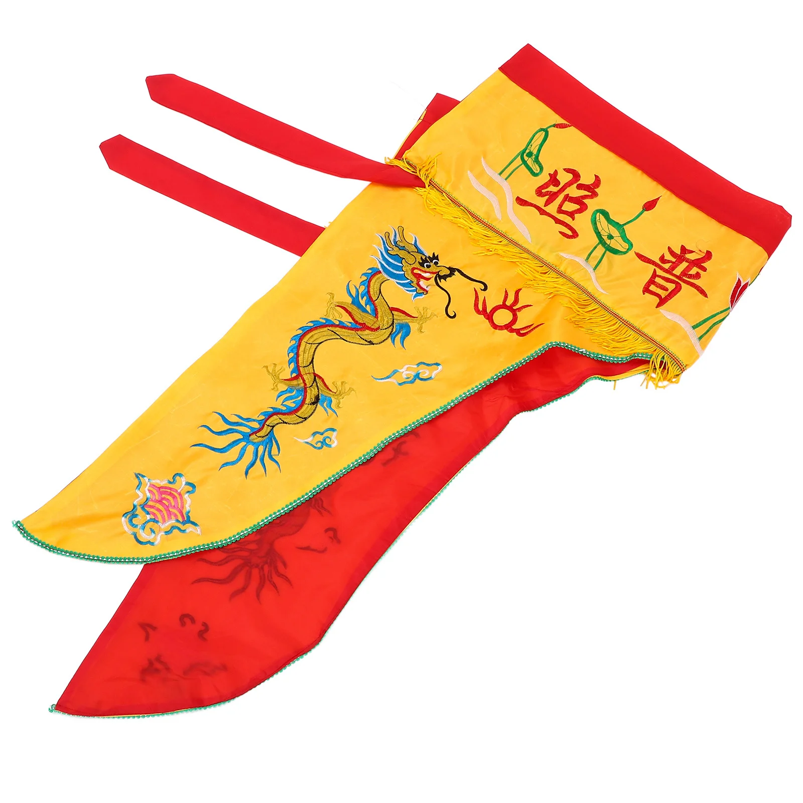 

Buddhist Dragon Cloth Tent High-Quality Embroidered Curtain Decorative Temple Altar Cloth for Worship and Ornament