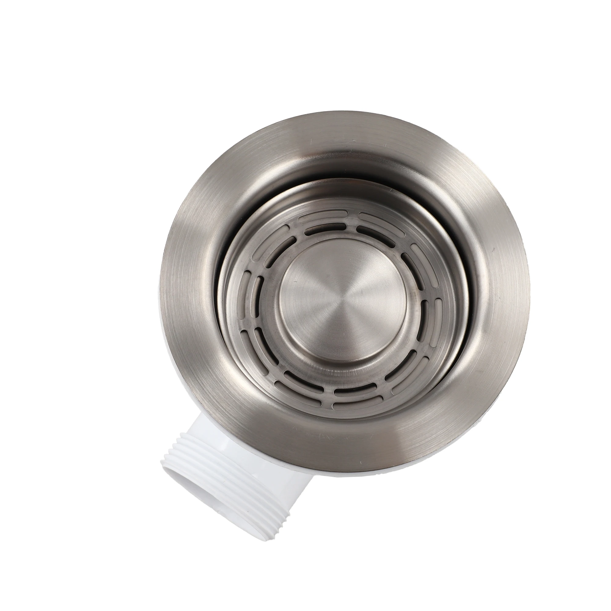 

Kitchen Waste Kit Sink Strainer Easy-to-remove Basket Efficient Waste Management Stainless Steel Sink Strainer As Shown