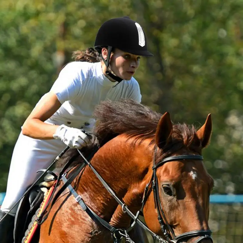 Chapéu de equitação arnês ajustável para proteção equestre entusiastas de esportes equestres chapéus de segurança respiráveis para gelo