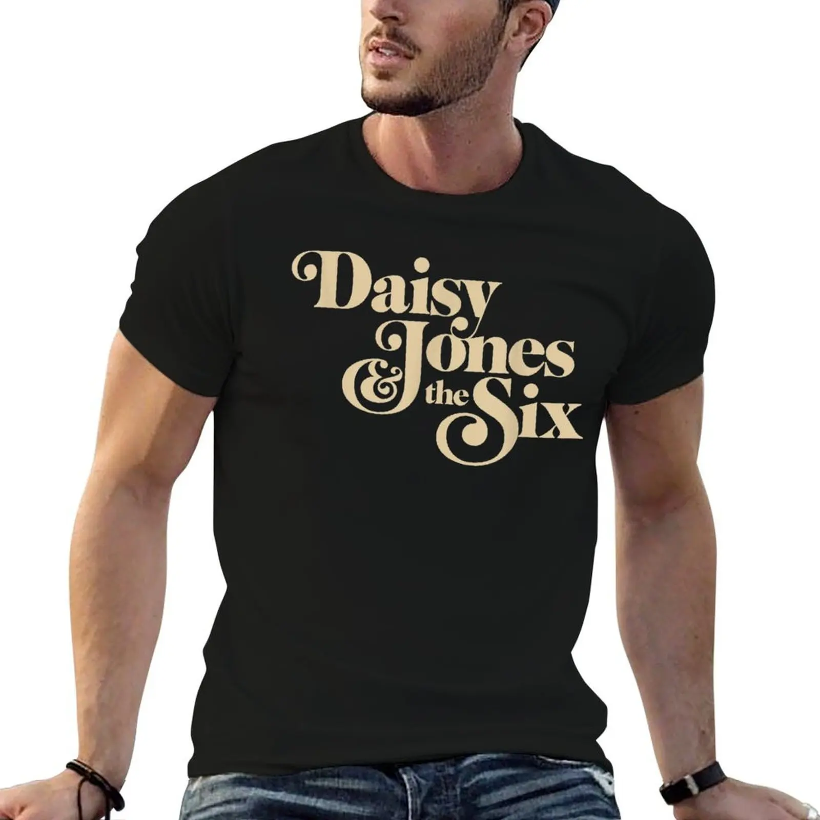 

Daisy Jones & the Six - Retro Logo T-Shirt t shirt for man 100 percent cotton man t shirt cotton high quality T-Shirt