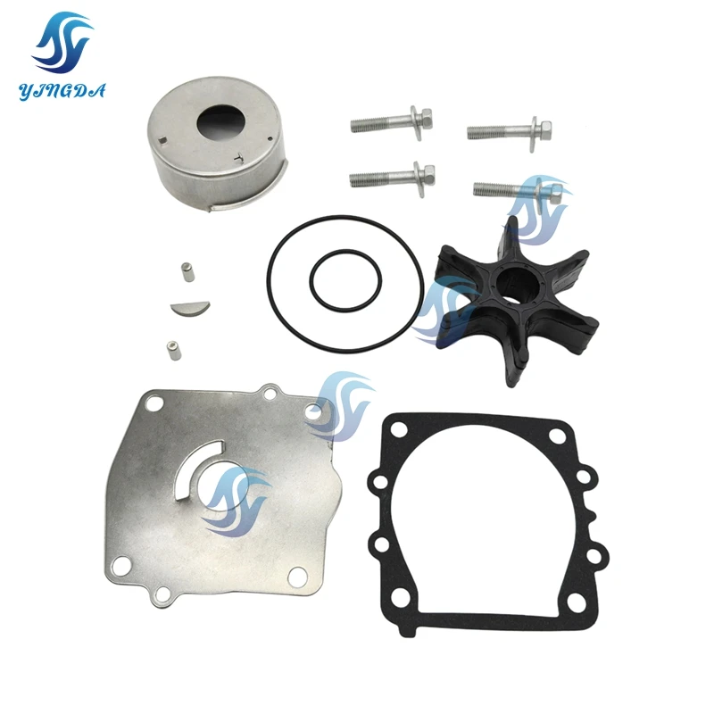 High quality  Water Pump Impeller Kit 6N6-W0078-01 for Yamaha 2-Stroke 115 130 HP Outboard Motor 6N6-W0078-00 6E5-44352-01