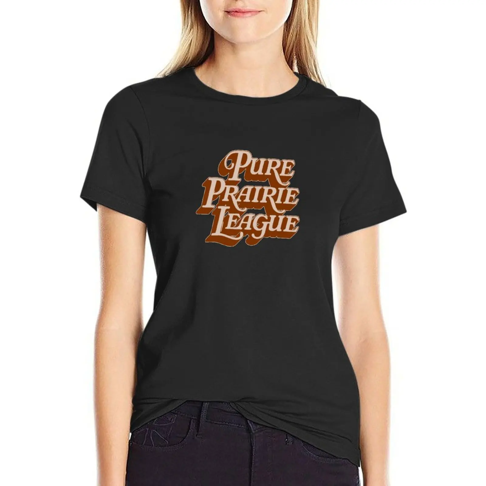 

Pure Prairie League T-Shirt female animal print shirt for girls animal prinfor cute clothes workout shirts for Women loose fit