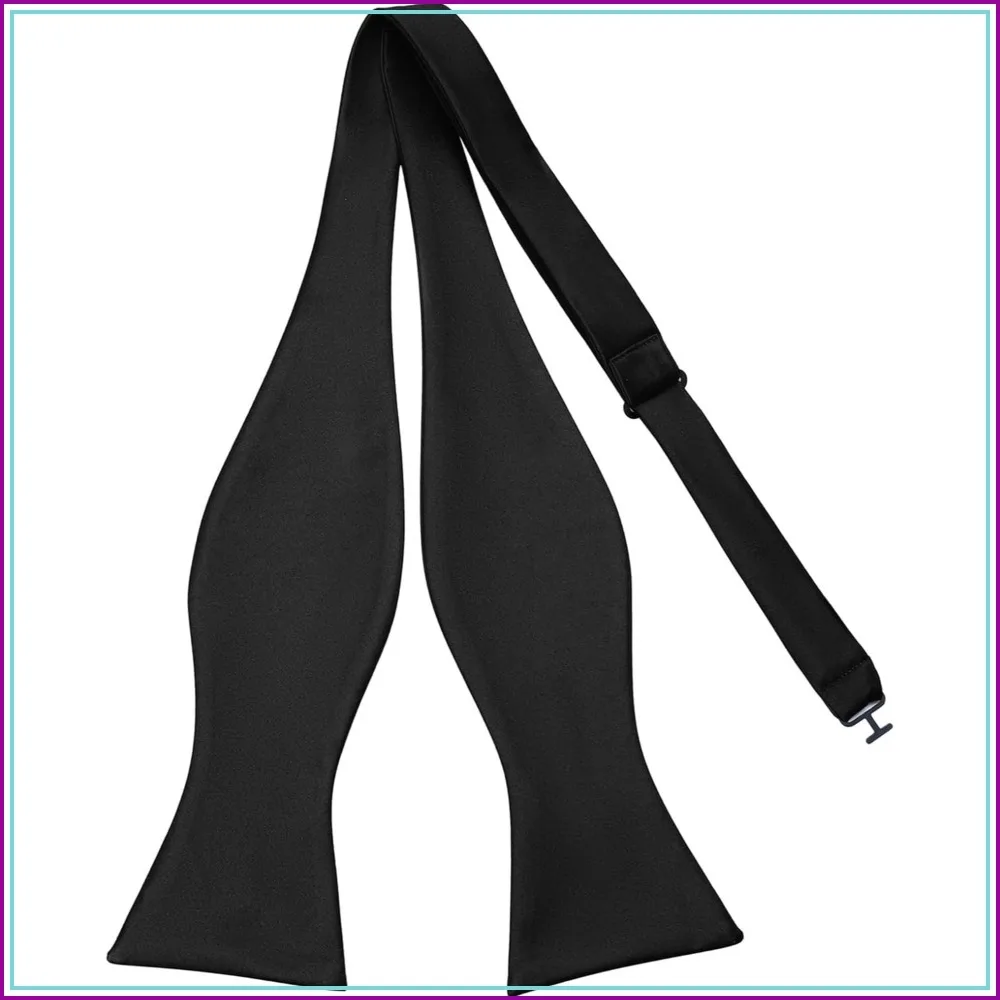 

Mens Solid Bowtie Self Tie Tuxedo & Wedding Bowties