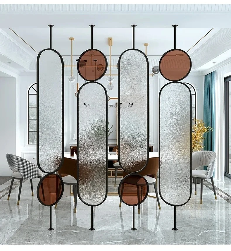 

A17 Nordic, стеклянный экран, современное простое украшение для входа в дом, гостиная, спальня, перегородка