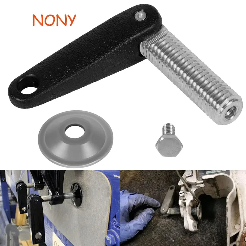 NONY Boat Motor Handle Transom Clamp Screw Bolt Assy Replacement Part 433675 Fit for Johnson and Evinrude Outboards (3 Pack)