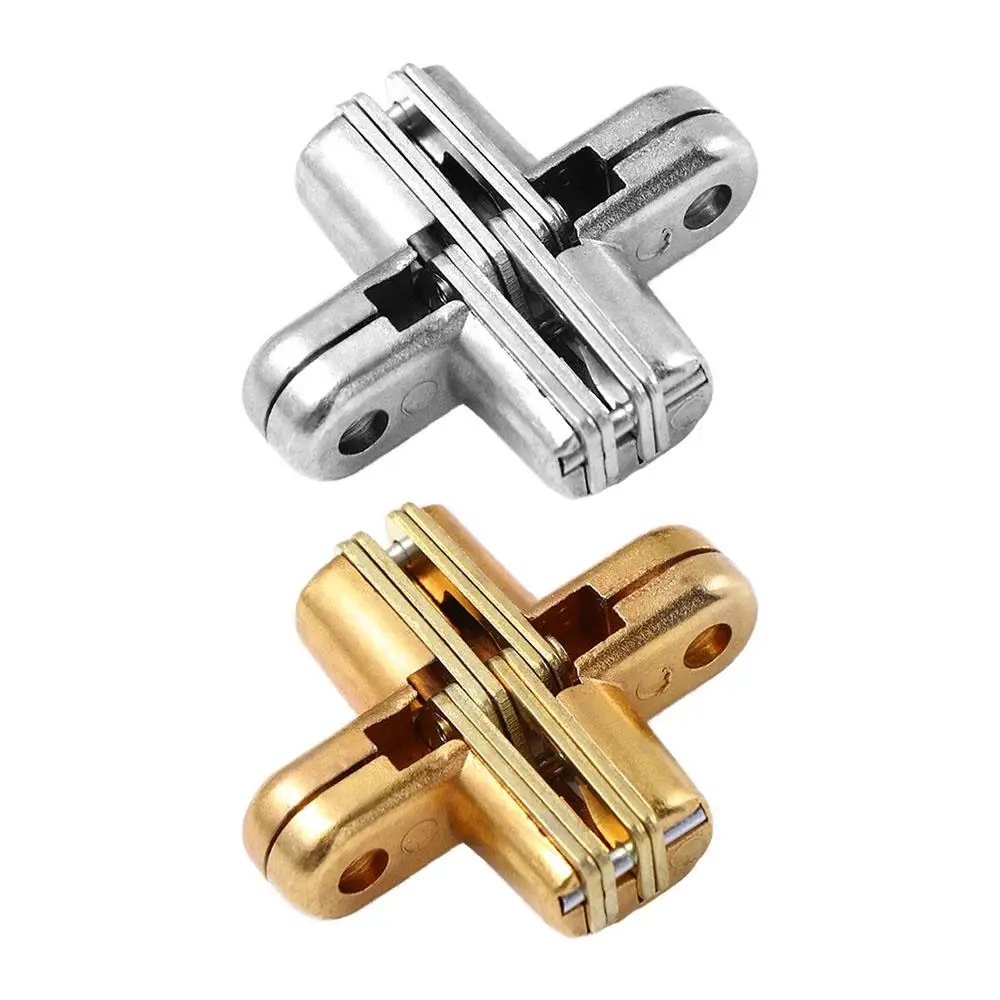 

Folding Hidden Heavy Duty Furniture Oncealed For Cabinet Cupboard Wooden Box Hardware Cross Hinge Hardware Tool Door Hinge
