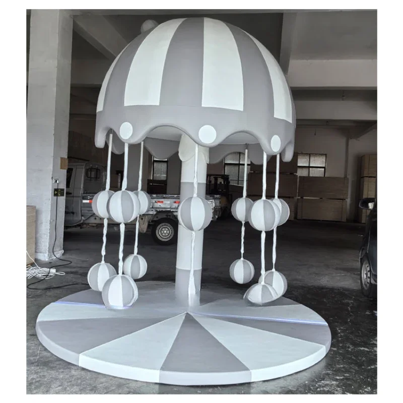 Merry Go Round Coconut Tree Shape Swing soft play merry go round equipment soft play for amusement park party rental equipment