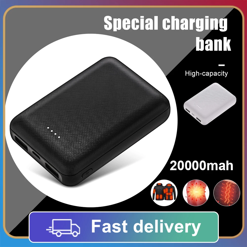 Power Bank 20000MAh Pengisian Portabel Poverbank Pengisi Daya Baterai Eksternal Ponsel untuk iPhone 14 13 Xiaomi Samsung