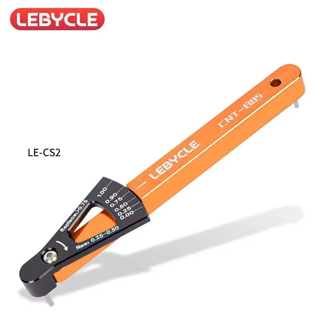 LEBYCLE 6-Farben Fahrradkette Verschleißanzeige Werkzeug Kettenglieder Checker MTB Rennrad Aluminiumlegierung Reparatur Präzise Werkzeuge