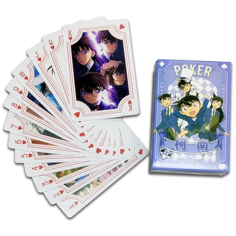 Conan Poker playing cards board games Anime child kids toys Children toy deck card game set manga Demon Slayer Jujutsu Kaisen