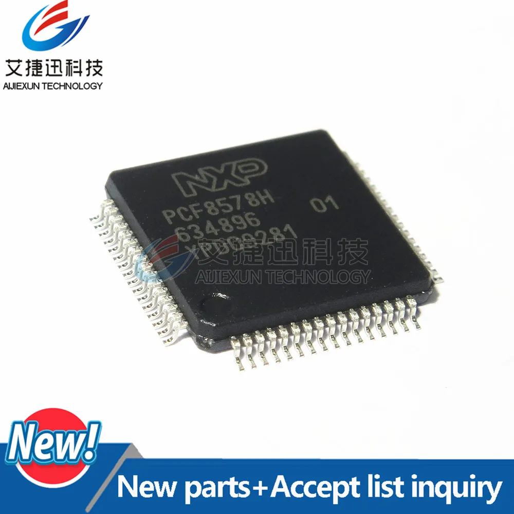 5Pcs PCF8578H/1 PCF8578H QFP LCD row/column driver for dot matrix graphic displays in stock 100%New and original