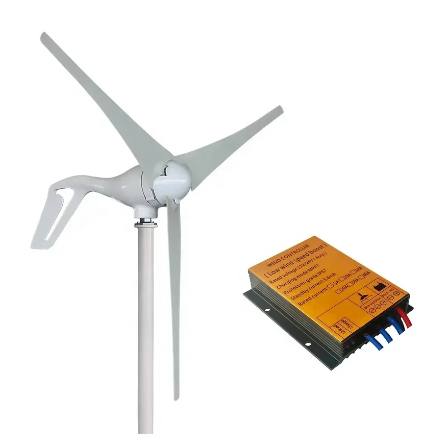 

Wind Turbine Generator 400w 3 Or 5 Blades S3 Series 12v 24v 48v Wind Generators And Windmill With Free MPPT Controller CE