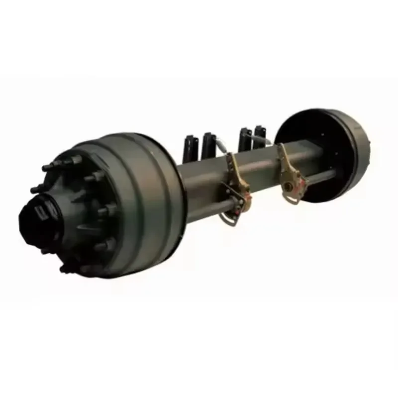 Factory Direct New Iron American Type Rear Axle Brake Drum Hub for Semi Trailers with Connecting Components
