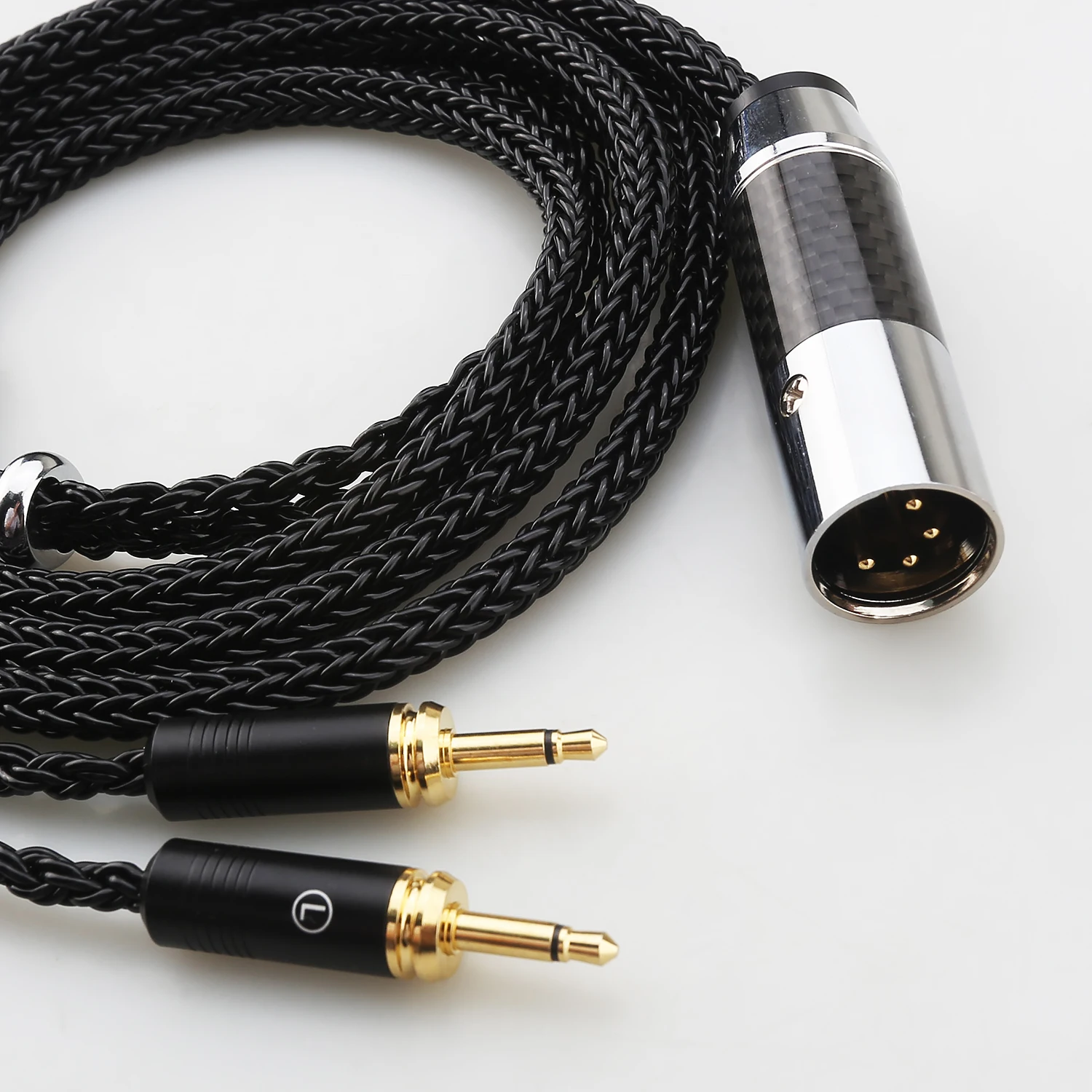16 Core OCC Dual 3.5mm Headphone Upgrade Cable for Focal Clear Celestee Elear Elegia 4.4 Balanced