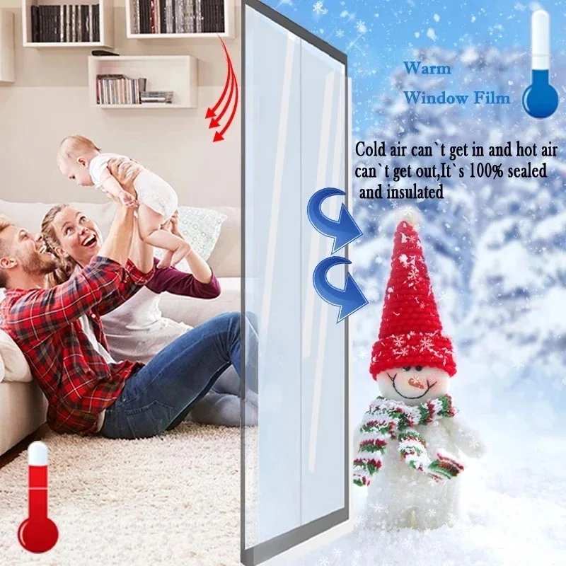 Magnetic transparent air conditioning door curtain, anti air conditioning home kitchen anti oil smoke plastic partition curtain