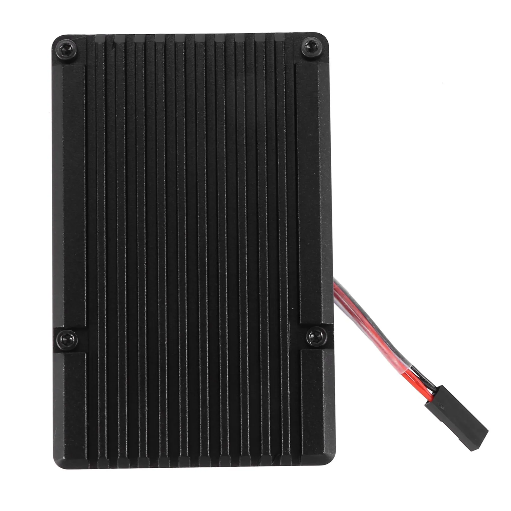 ABRI-3X For Raspberry Pi 4 Aluminum Case With Dual Cooling Fan Metal Shell Black Enclosure For Raspberry Pi 4 Model B