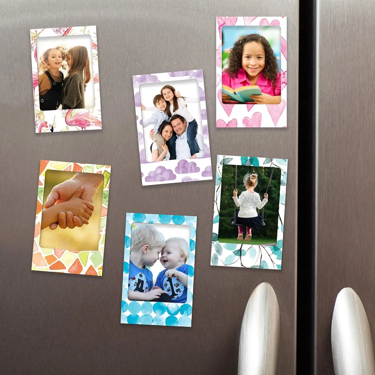 

Mini Instant Film,10 Sheets×5 Pack(Total 50 Shoots) Bundled with Photo Magnet Frames [Bulk Packaging]