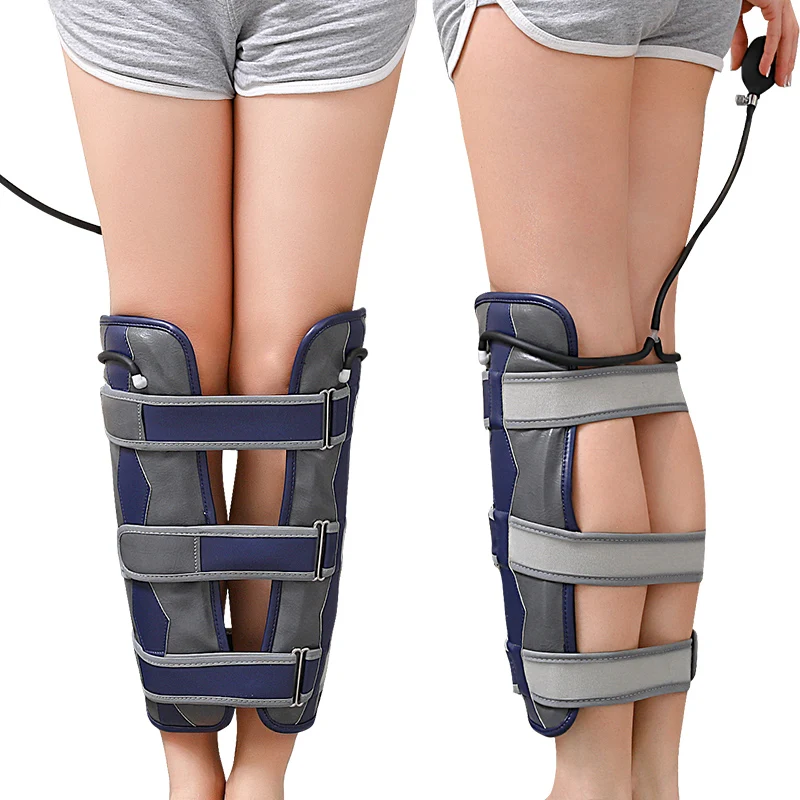 Effective posture strap for easy O X leg straightener Smart leg straightener with air pressure