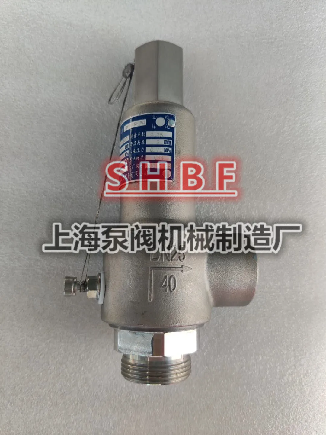 

Dalian Xingyuan cryogenic safety valve DA22F-40P natural gas special stainless steel safety valve DN15 25