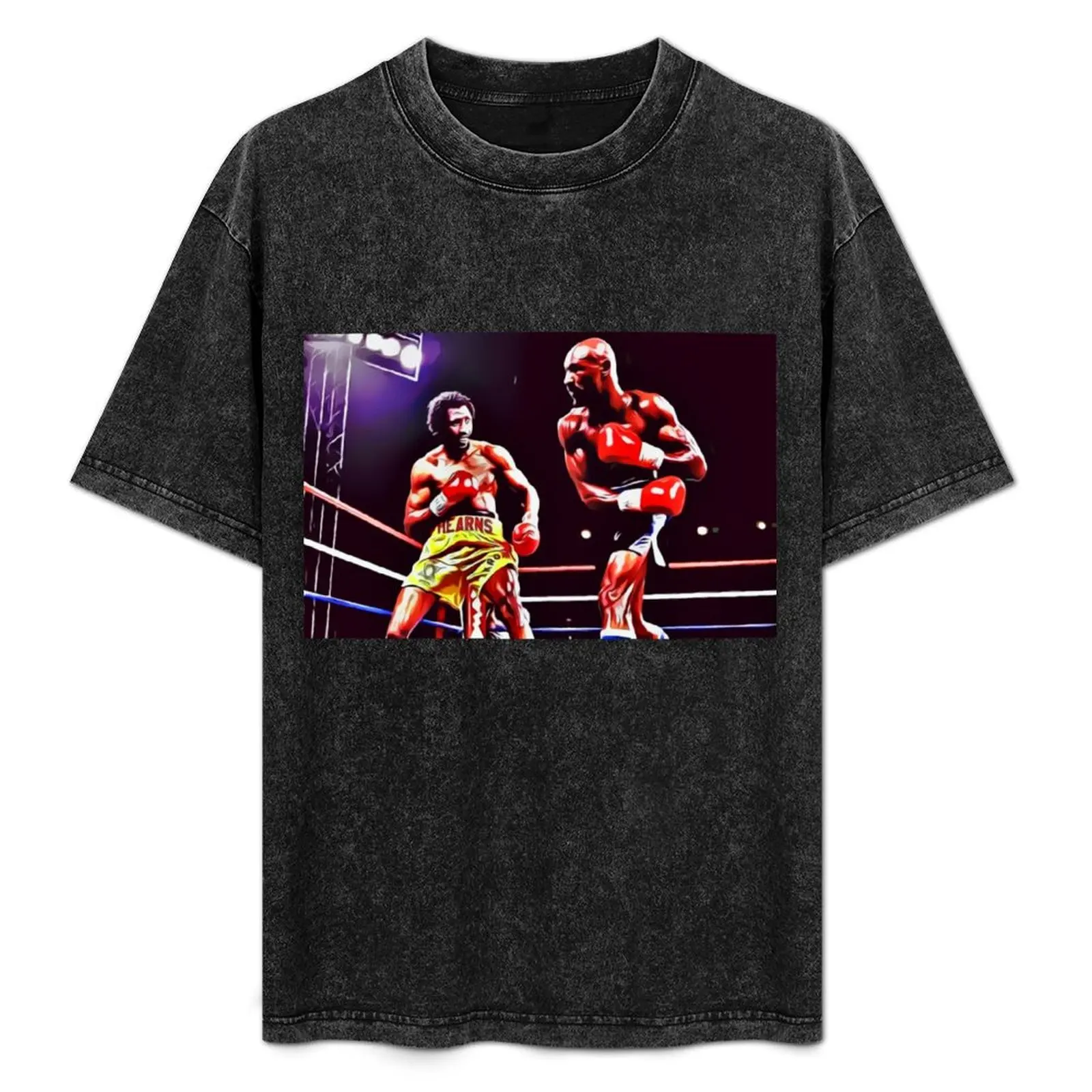 Marvin Hagler vs Tommy Hearns T-Shirt cotton graphic tees aesthetic clothes baggy shirts cotton t shirt men