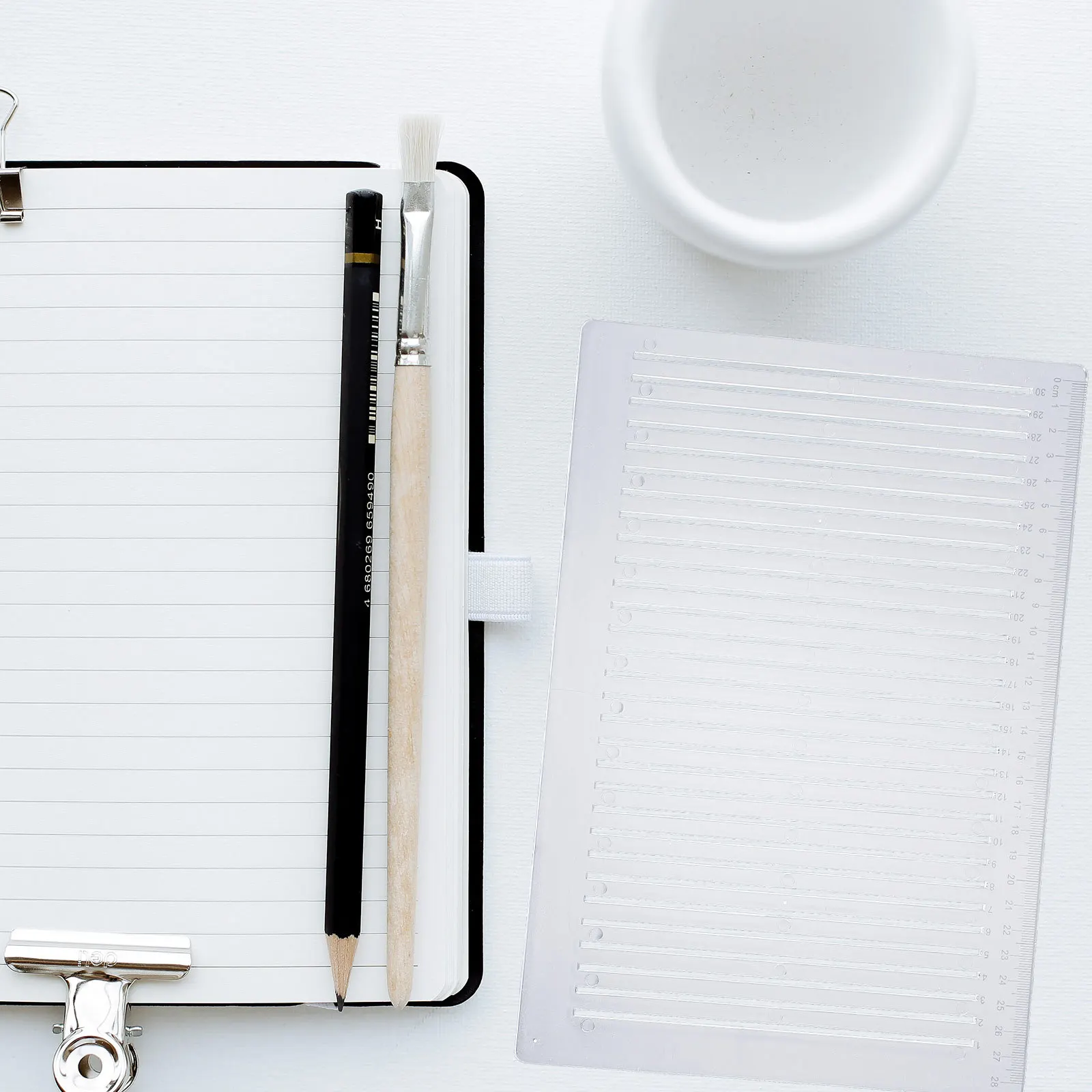 Transparent Line Drawing Ruler Practical Design School Students Stationery Creative Measuring Tool for Exams