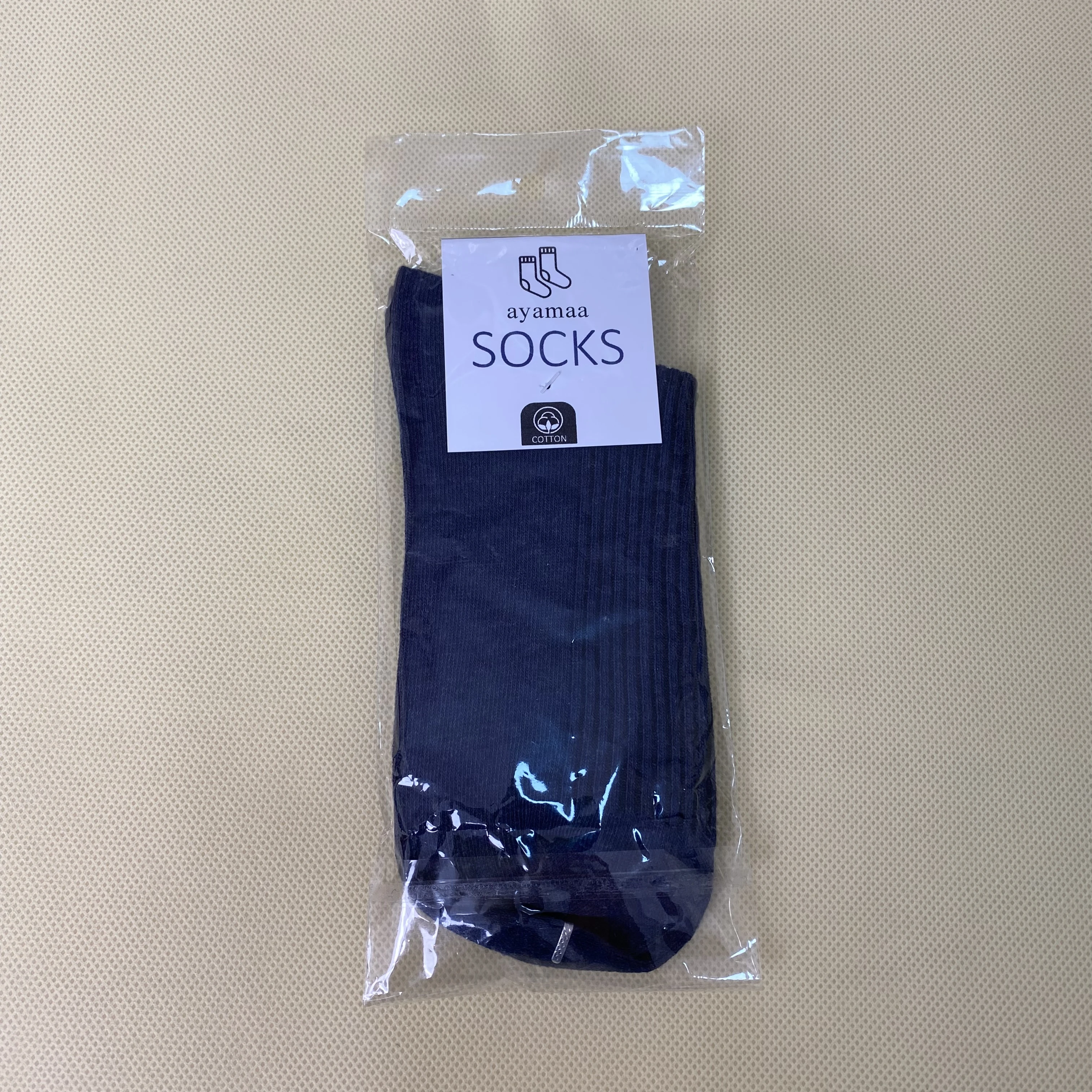 ayamaa Socks for Men and Women Moisture-wicking Cotton Fabric Non-binding Top business socks