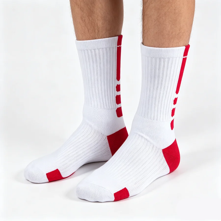 1/5/8/10 Pairs Men's Women's Anti Slip Grip Baseball Rugby Athletic Exercise Socks Towel Bottom Breathable Shockproof view 4