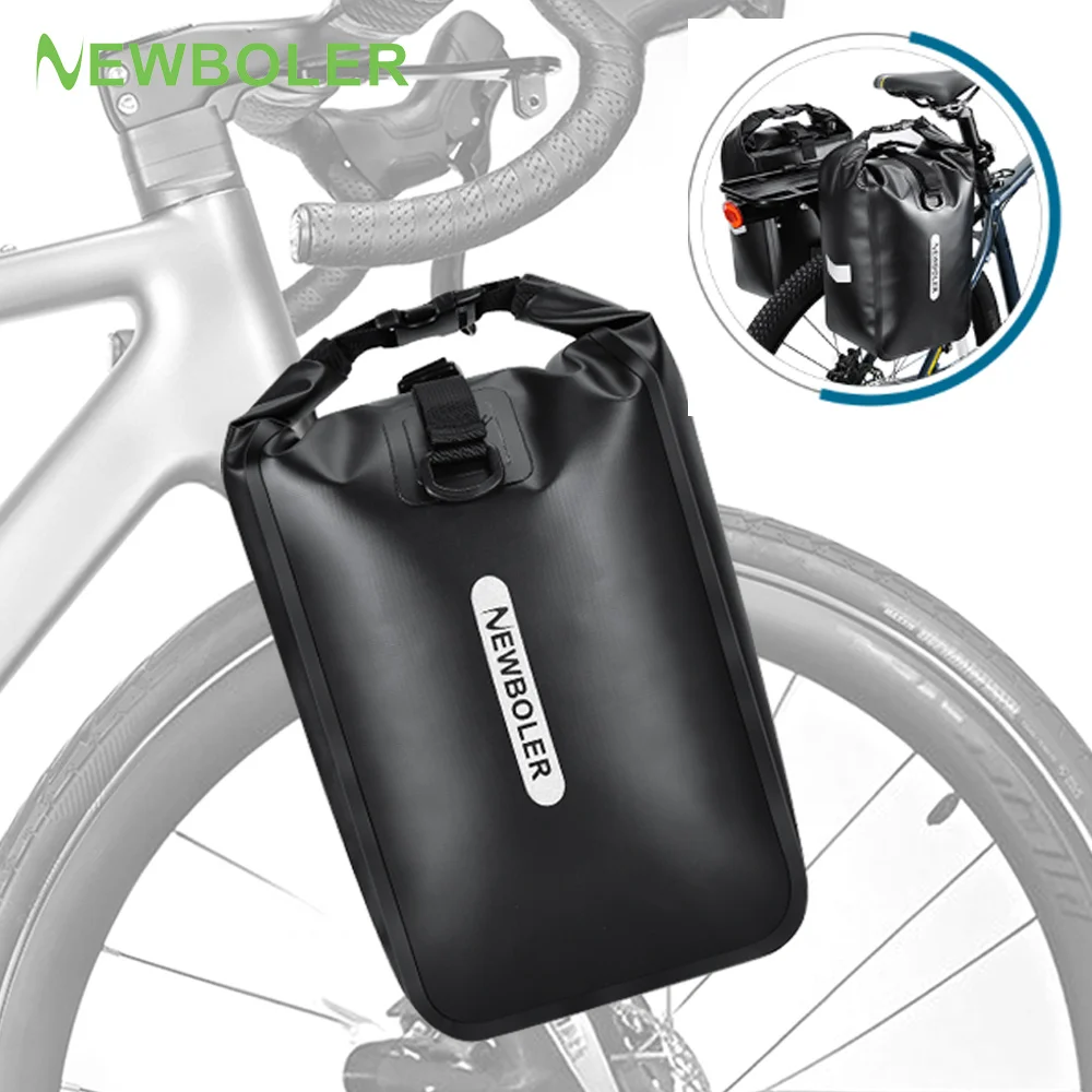 

NEWBOLER 20L Large Capacity Bicycle Front Fork Bag Waterproof Bicycle Rear Rack Bag Travel MTB Road Bike Bag Bicycle Accessories