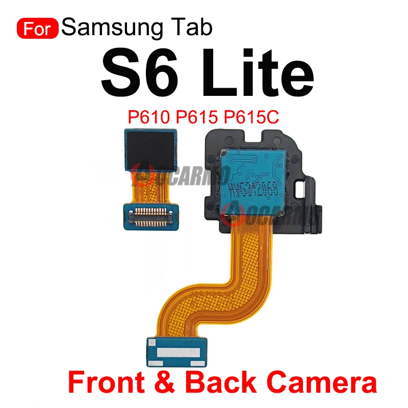 Front Facing Back Camera Flex Cable For Samsung Galaxy Tab S6 Lite P610 P615 P615C P613 P619 Fullset Cameras Repair Part