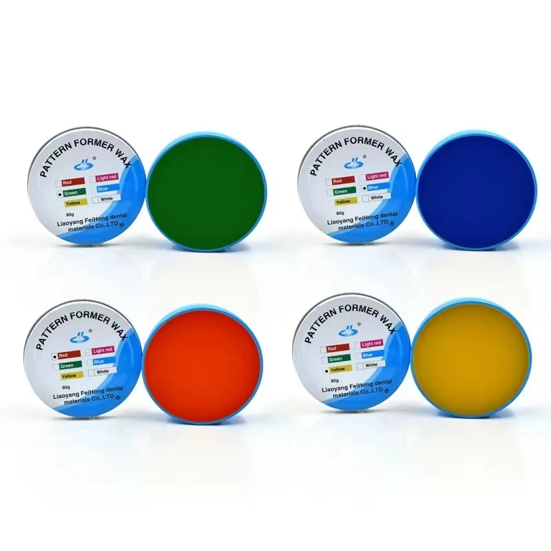 4 Boxes Dental Carving Wax Disk Marginal Dentist Lab CAD CAM Wax Disc Materials Wax Pattern Former Dentistry Technicians Tool