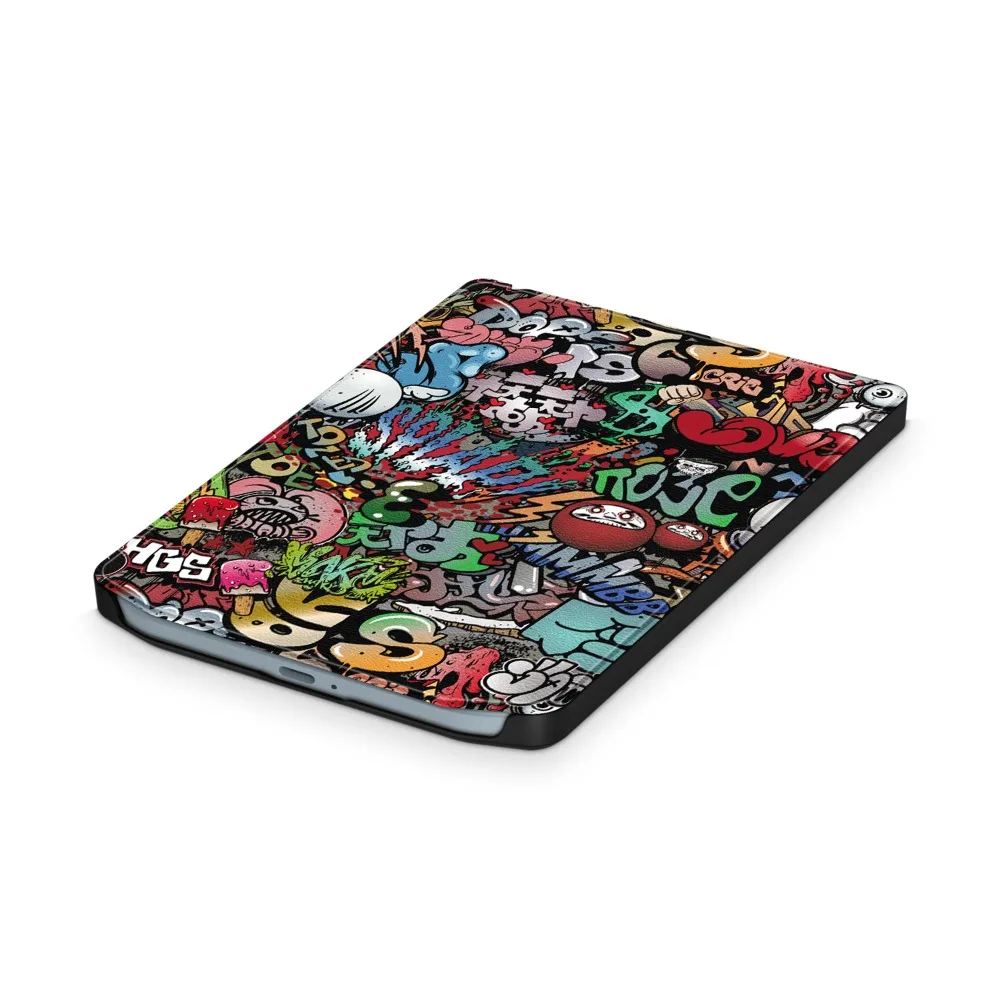 Etui z funkcją automatycznego usypiania/budzenia do PocketBook Verse Lite Pro Color Case PB619 PB634K3 PB634 PB629 6' EBook Slim Flip z tylną obudową z TPU — zdjęcie produktu 6
