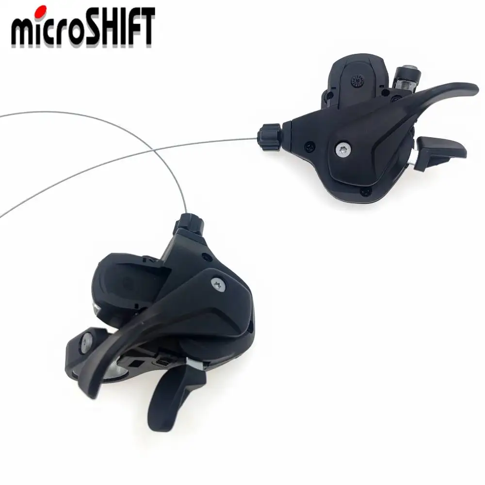 MicroSHIFT ESTES 3x7/8/9-Gang 21/24/27-Gang Schalthebel für rechte oder linke Hand, Rapid Fire MTB Mountainbike Fahrrad-Schalthebel – Detail 2