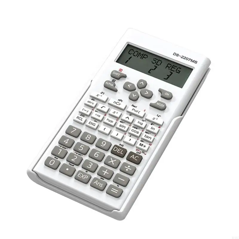 Scientific Calculator Two-Line Display l Students Function Calculators and Portable for School and Business W8EC