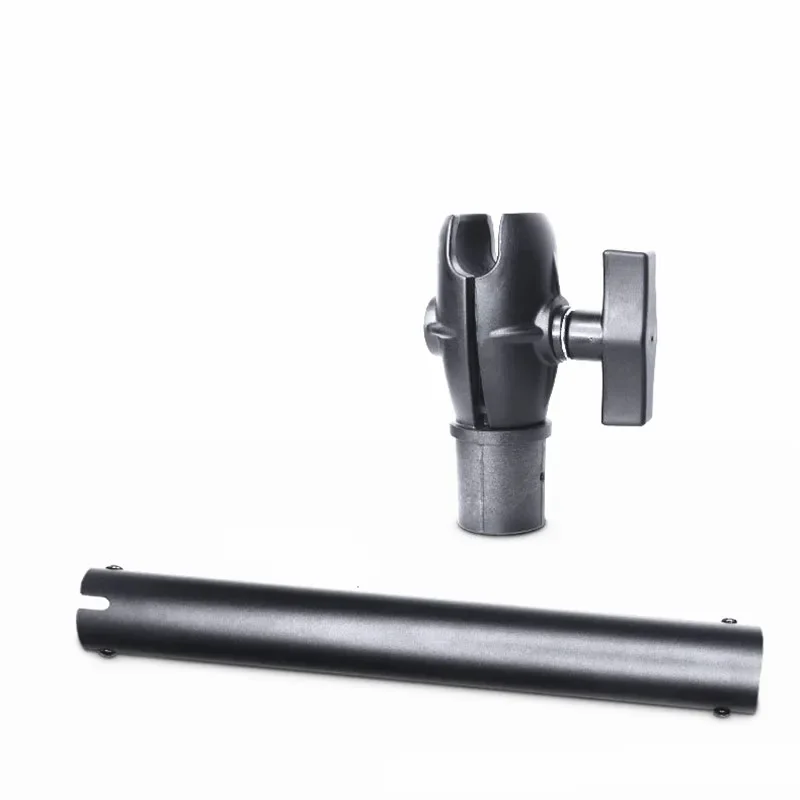 38cm  Aluminum Extension Pipe with one  1.5" Ball Socket Arms for Fish Finder Bracket Kayak Mounts for ram mounts