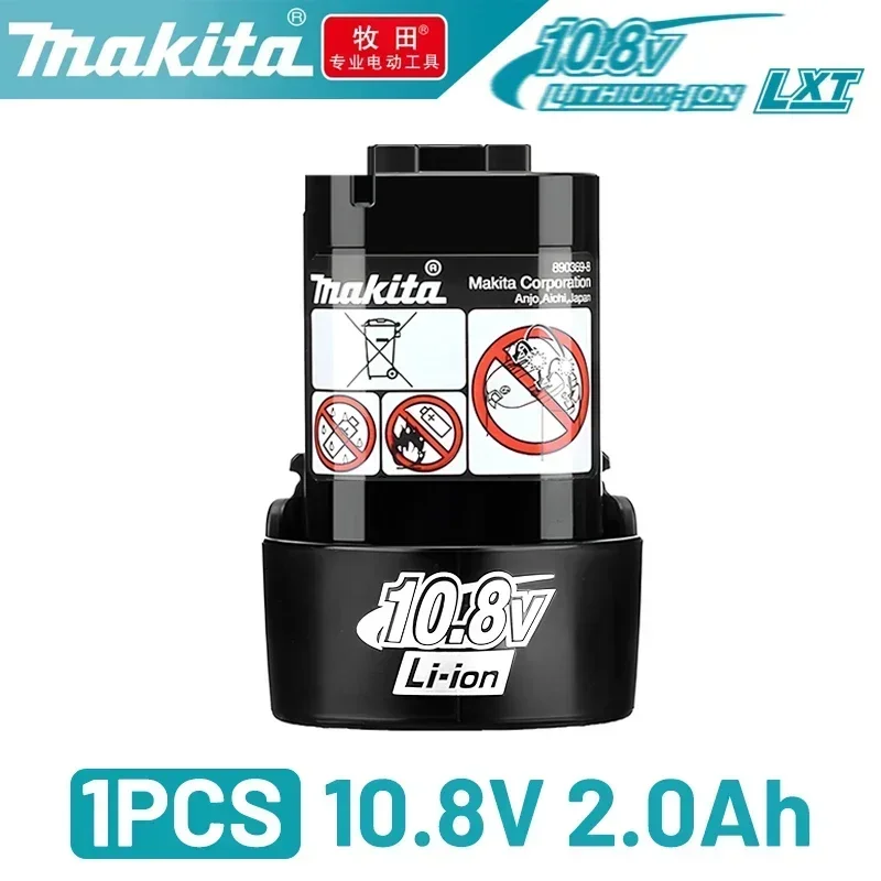 Originele Makita 10.8v batterij 3Ah, Makita oplaadbare vervangende batterij BL1013 BL1020 BL1030, TD090D LCT203W accu voor elektrische gereedschappen