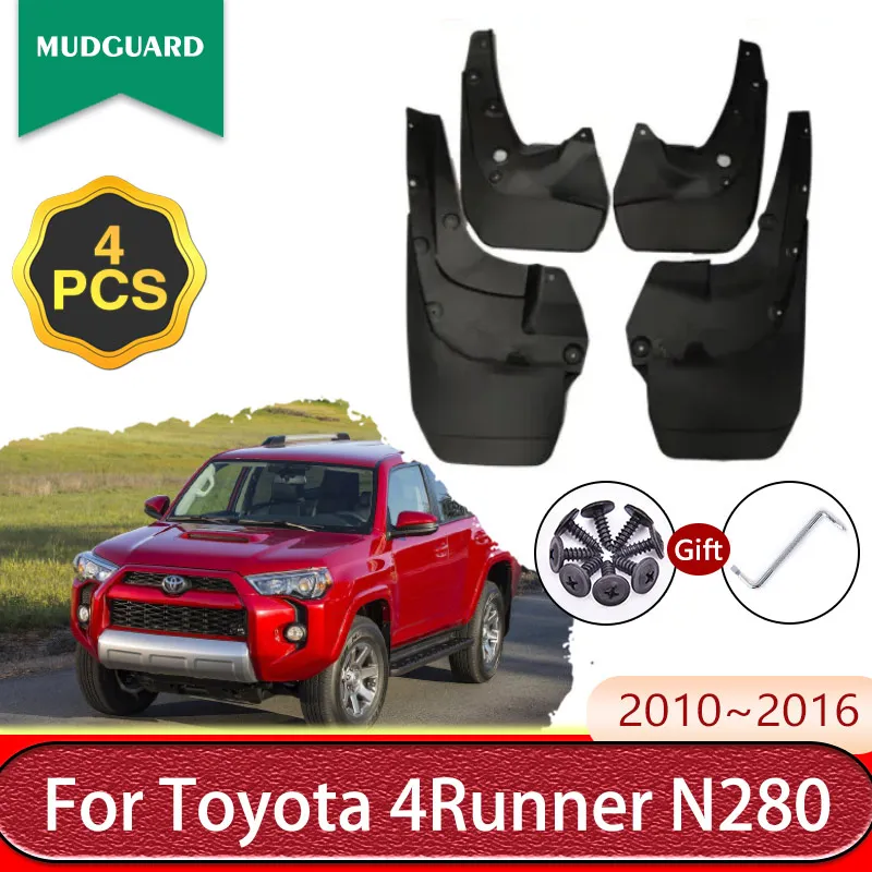 

For Toyota 4Runner N280 2010 2011 2012 2013 2014 2015 2016 Fender Mudguard Splash Guard Mud Guards Mudflap Car Auto Accessories