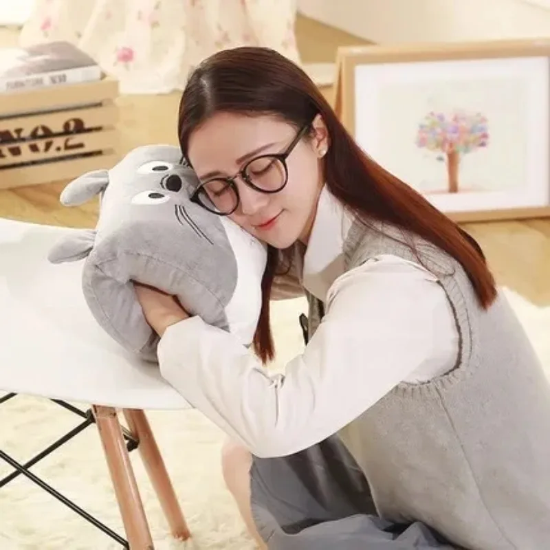 Cartoon Cute Hand Warmer Pillow, Warm Hand Cover Cylinder Cushion for Women Girls, Soft Plush Stuffed Toy Gift, Home Decor
