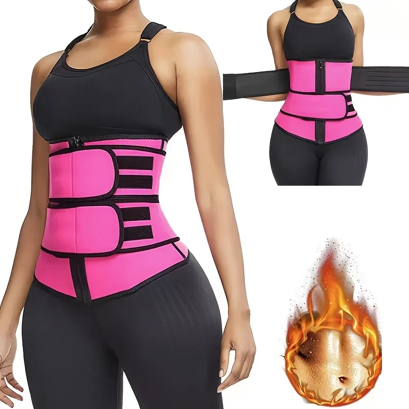 Women Waist Trainer Fitness Sauna Sweat Neoprene Slimming Belt Girdle Shapewear Modeling Strap Body Shapers
