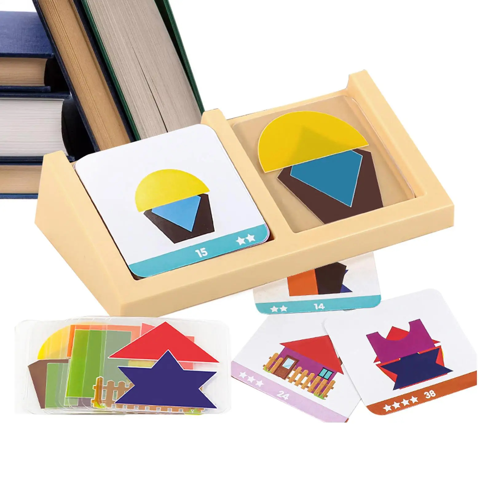 

Геометрический дизайн дома, игрушки, детские головоломки, упражнения геометрических форм, пространственное мышление, логическая воображение, настольная игра