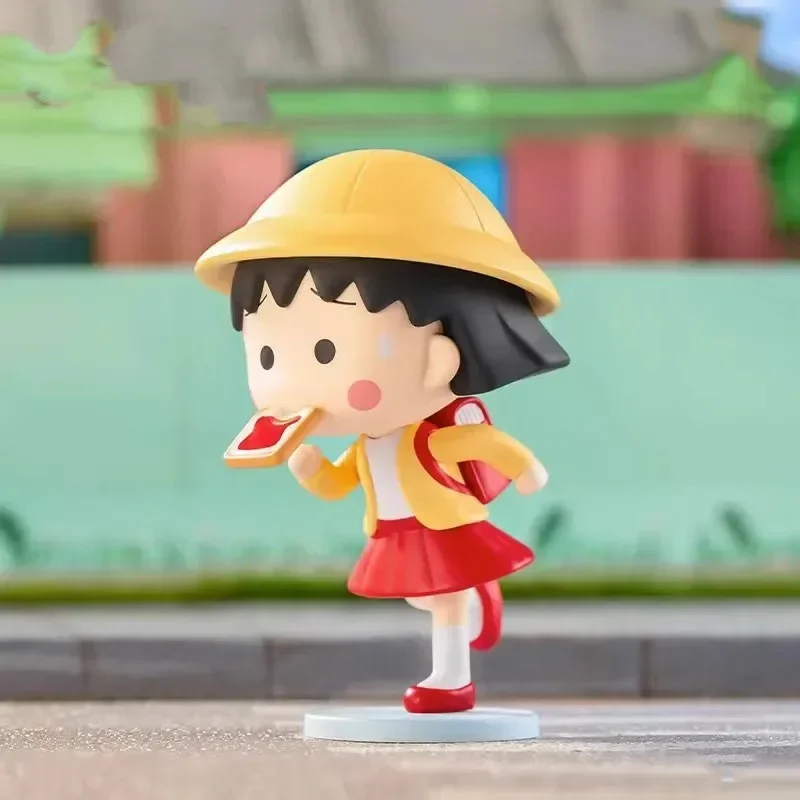 Pop Mart Chibi Maruko-Chan's Interesting Life Series Blind Box Guess Bag Original Toys Doll Anime Figure Desktop Ornaments Gift