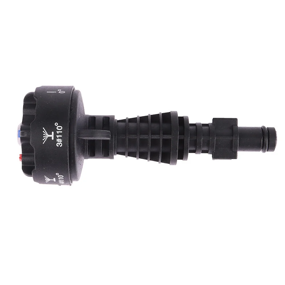 Black 6 In 1 High Pressure Washer Nozzle For Car Cleaning Garden Watering Quick Disconnect Sprinkler Attachment Accessories